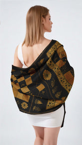 REGAL TAPESTRY SILK LONG LADIES SCARF
